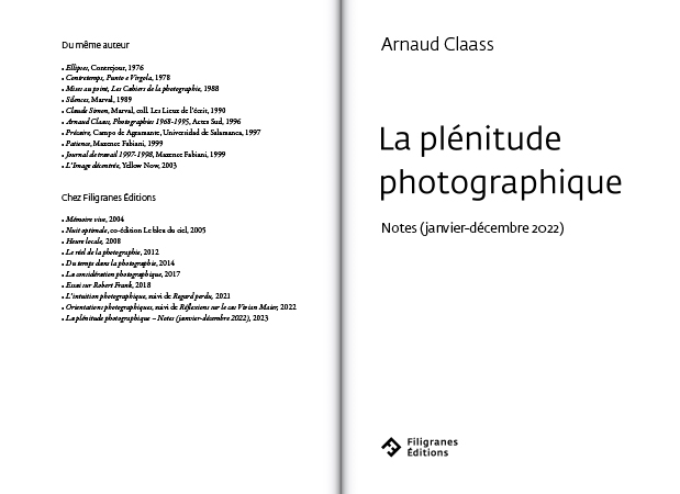 La plénitude photographique